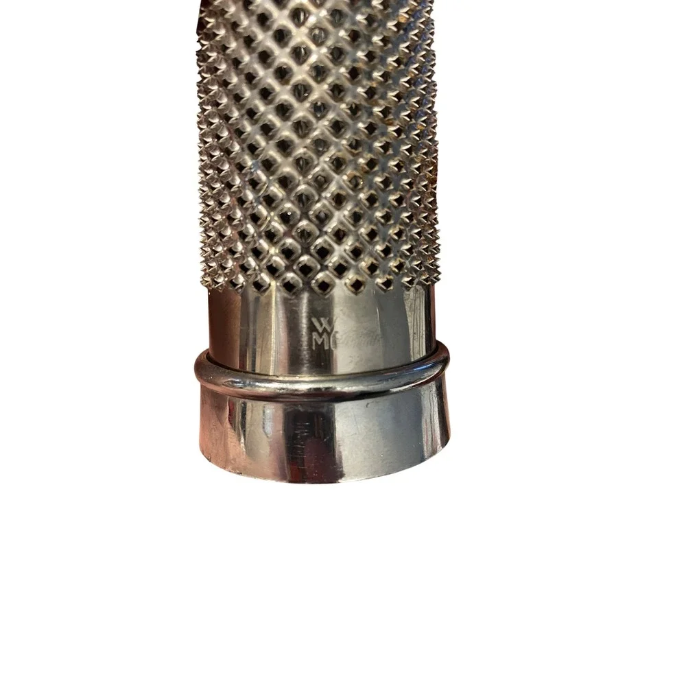 WMF Nutmeg Grater Cromargan Stainless Steel Spice Mill with Storage Compartment